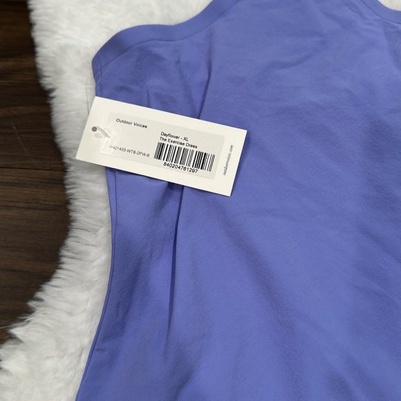 NWT Outdoor Voices The Exercise Dress Dayflower size L and XL - Picture 3 of 7